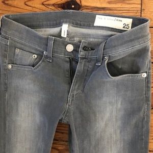 Rag & Bone Skinny Ankle Grey Jeans